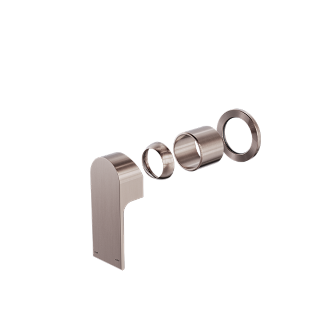 Regendoucheset Portofino - Brushed bronze - Met inbouwmengkraan