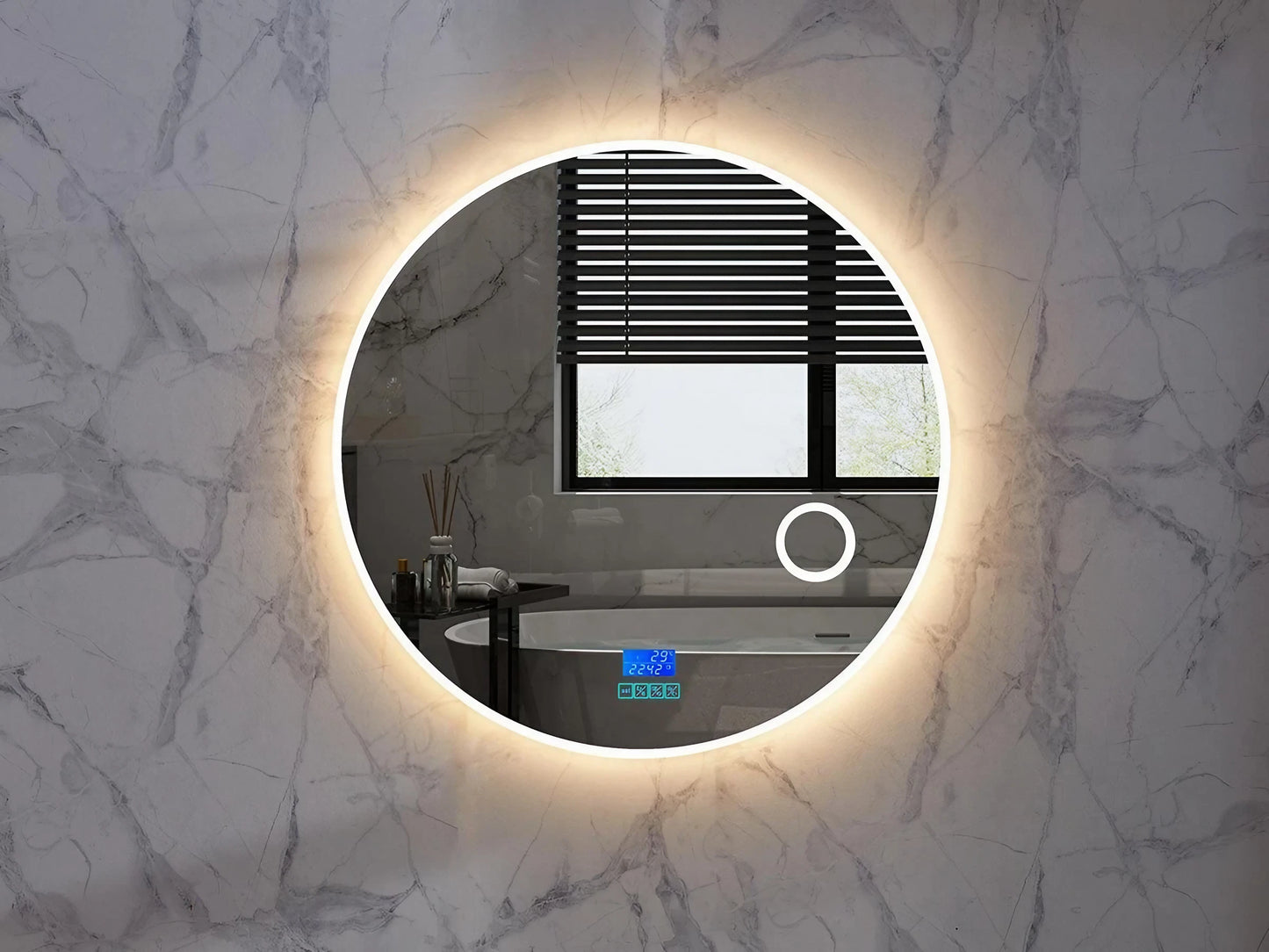 LED Badkamerspiegel - Bluetooth - Marbella 100x100cm