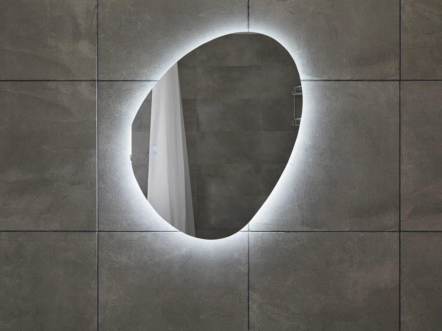 LED Badkamerspiegel - Horizontaal of verticaal - Alessia 80x70cm
