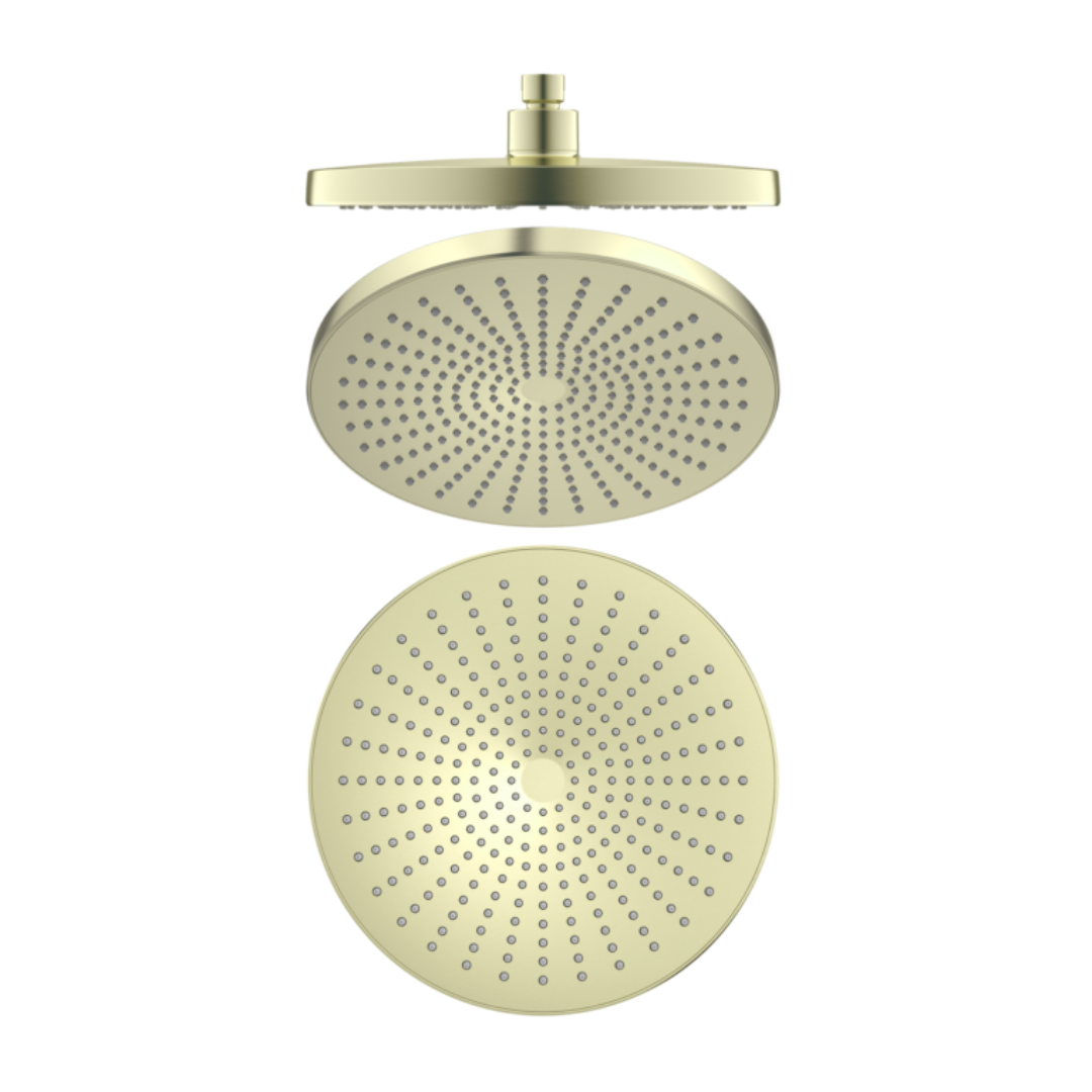 Douchekop Valencia – Brushed gold - 250mm