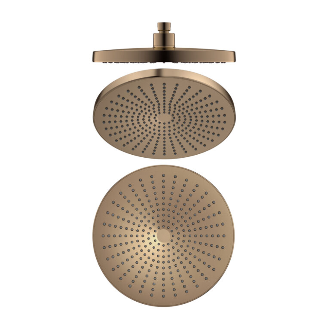Douchekop Valencia – Brushed bronze - 250mm