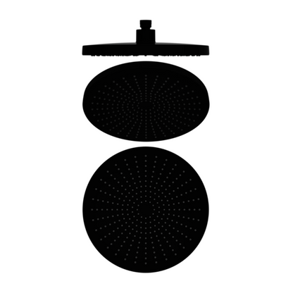 Douchekop Valencia – Matte black - 250mm