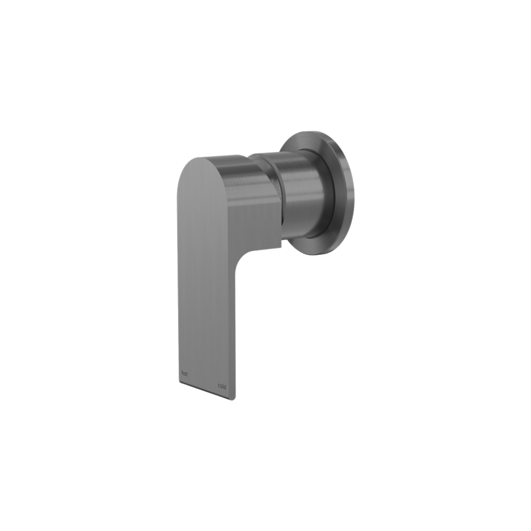Regendoucheset Portofino - Gun metal grey - Met inbouwmengkraan