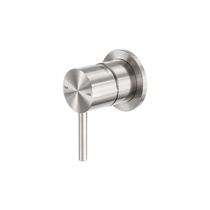 Buitendoucheset Capri – Met mengkraan – Regendouche & Staafhanddouche - Brushed nickel