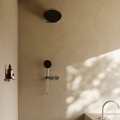 Regendouchekop Sorrento - Met wandbevestiging - Brushed bronze - 300mm