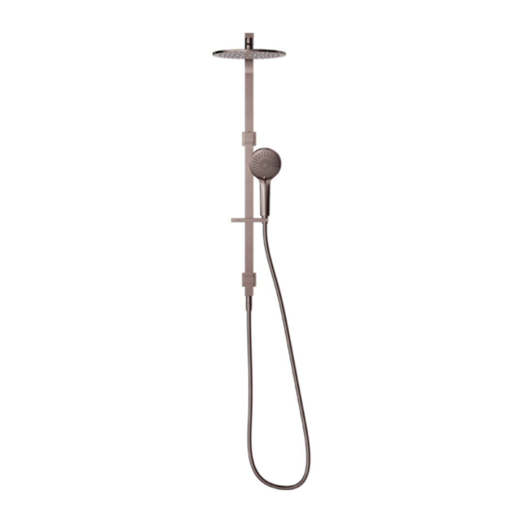Regendoucheset Portofino - Brushed bronze - Met inbouwmengkraan