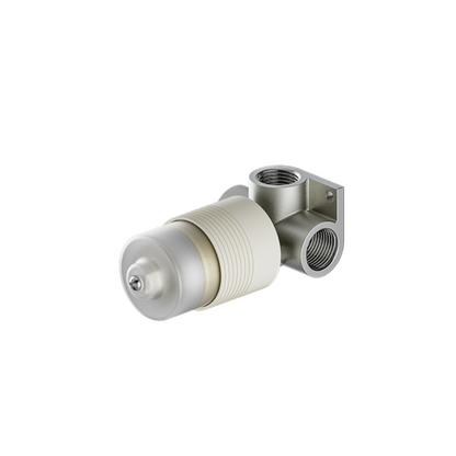 Inbouw mengkraan - Capri - 1-Gats - Brushed nickel
