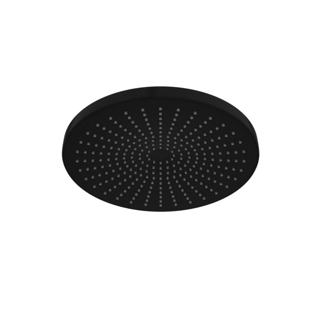 Douchekop Valencia – Matte black - 250mm