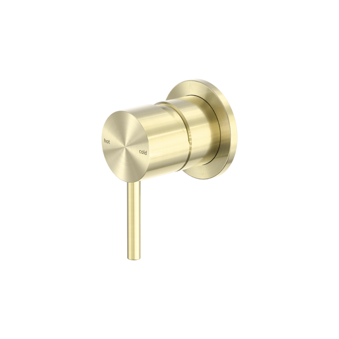 Buitendoucheset Capri – Met mengkraan – Regendouche & Staafhanddouche - Brushed gold