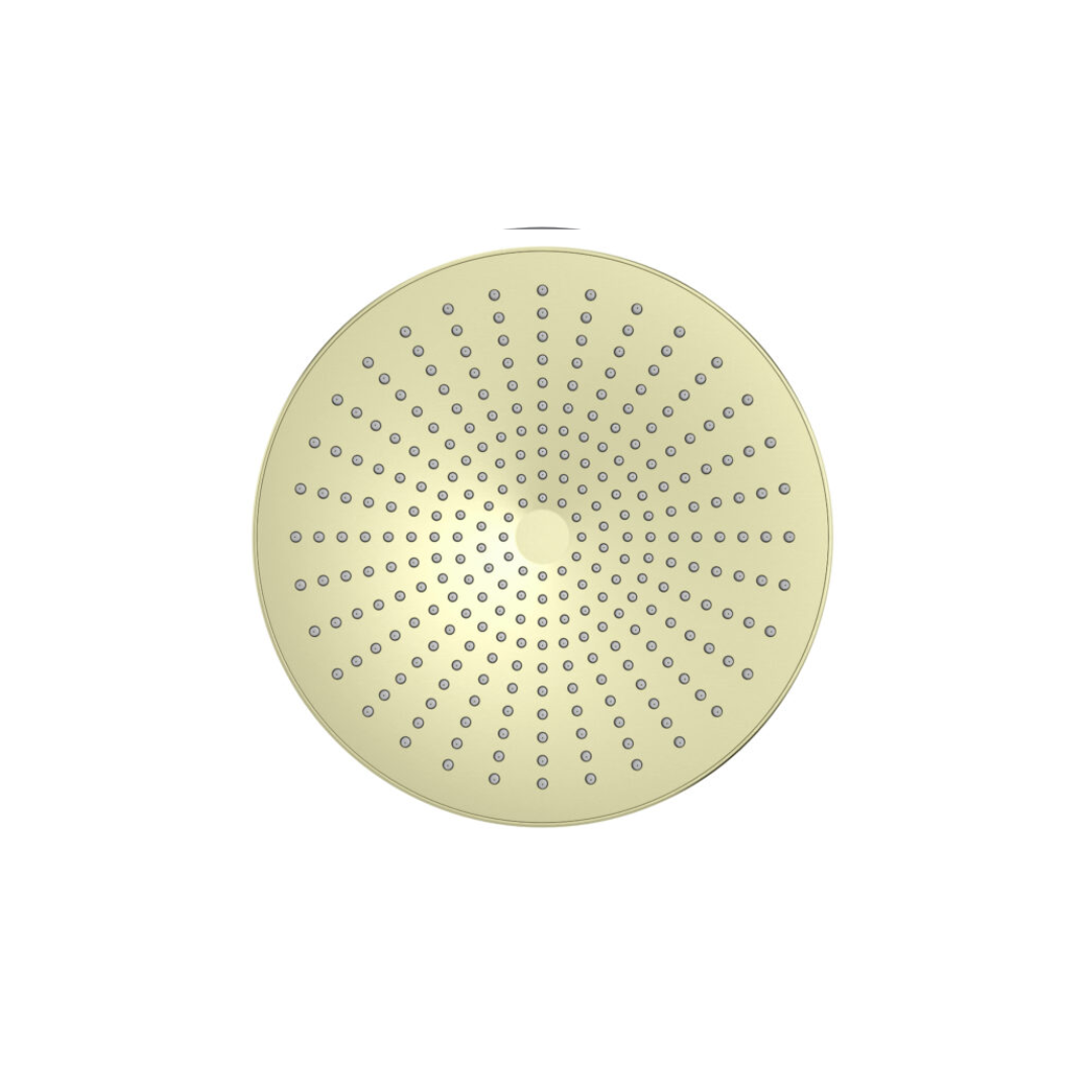 Douchekop Valencia – Brushed gold - 250mm
