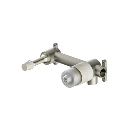 Inbouw wastafelkraan Capri – Zonder achterplaat - Brushed nickel