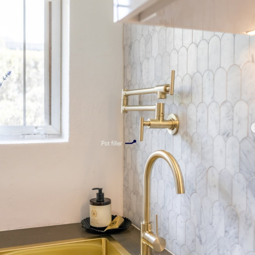 Pot Filler Capri – Brushed Gold