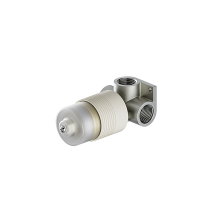 Buitendoucheset Capri – Met mengkraan – Regendouche & Staafhanddouche - Brushed nickel