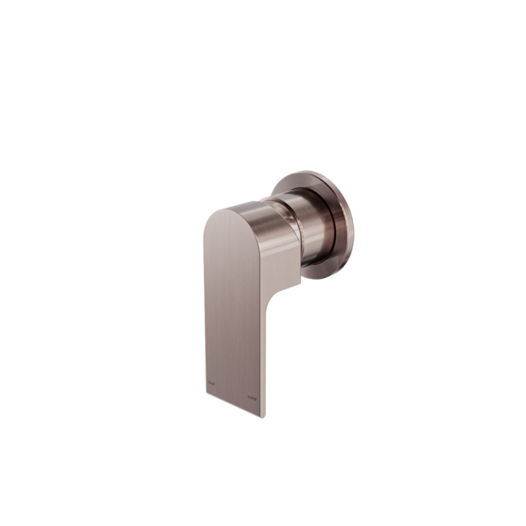 Regendoucheset Portofino - Brushed bronze - Met inbouwmengkraan
